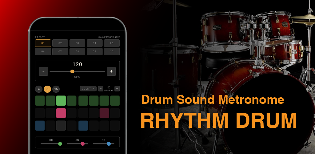 drum sound metronome